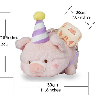 Adorable Party Pig Stuffed Animal Plush Toy